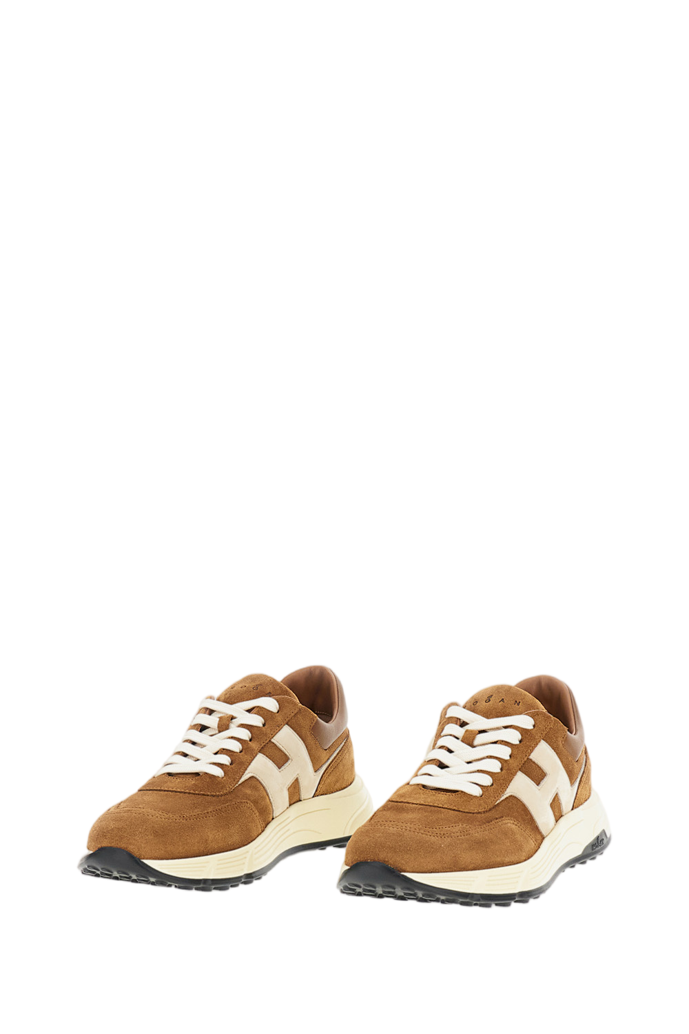 Brown Suede Leather Hyperlight Sneakers