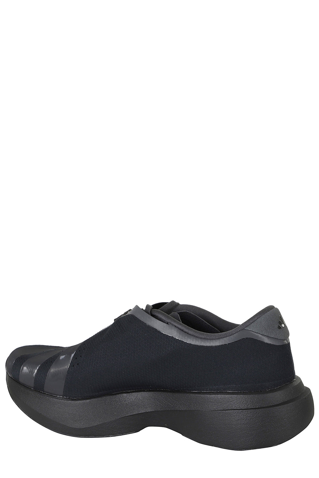 Black Adizero Logo Back Zip Closure Polyester Sneakers