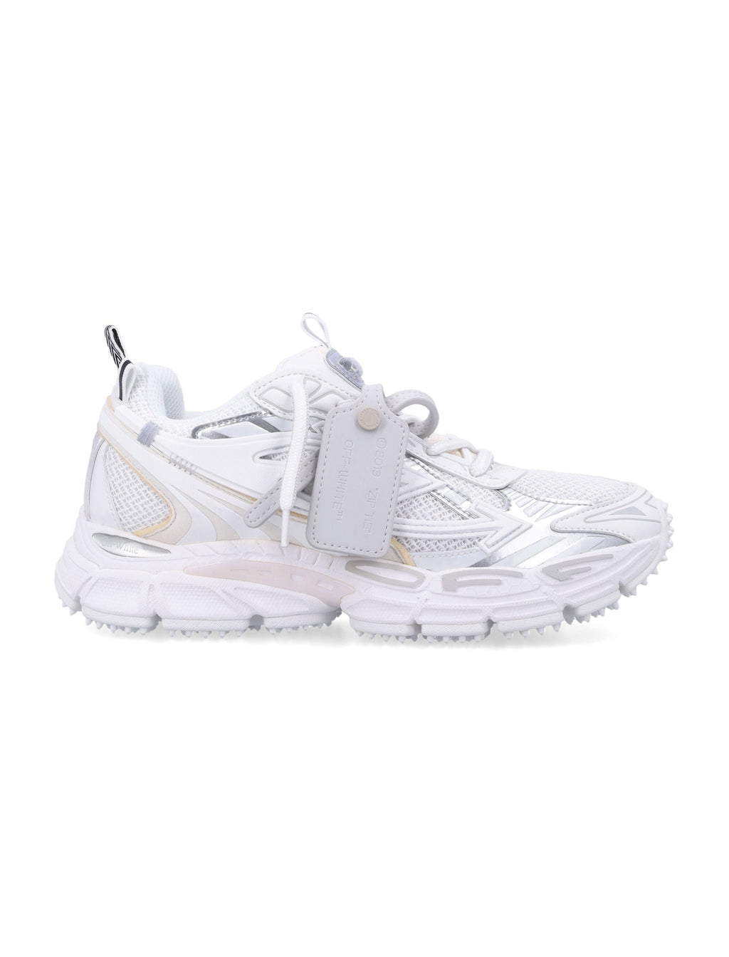 Beige Be Right Back Layered Textured Sneakers