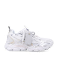 Beige Be Right Back Layered Textured Sneakers