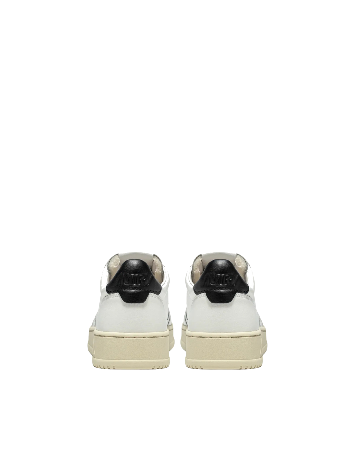 Autry Medalist Low White And Black Leather Men’S Sneakers Aulm Ll22 M