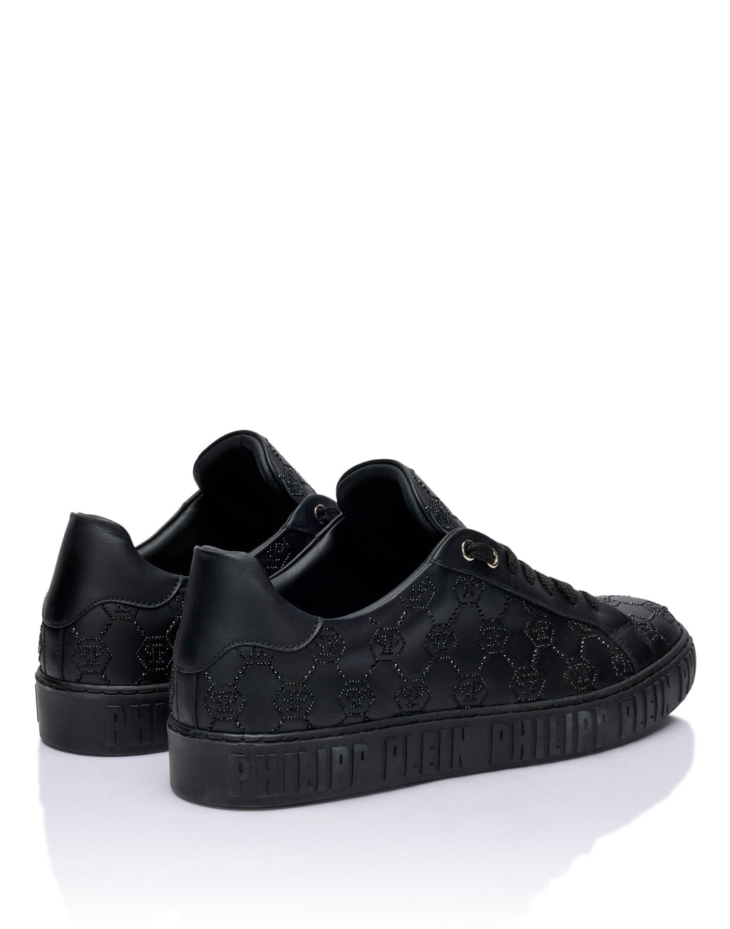 Low-Top Sneakers Carson Monogram Strass
