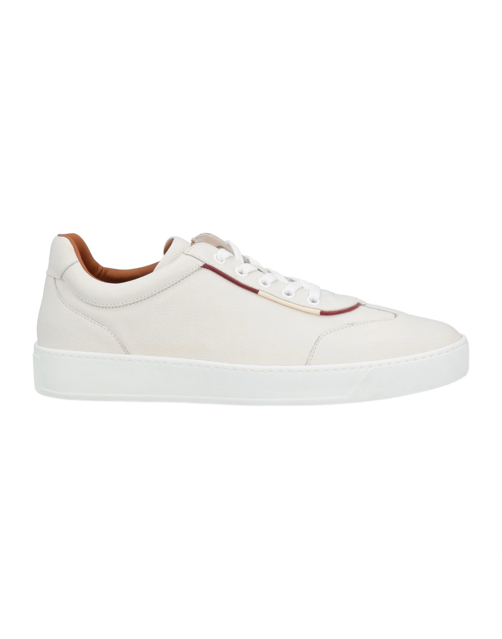 Bally Baxley Men's 6230470 White Leather Sneakers