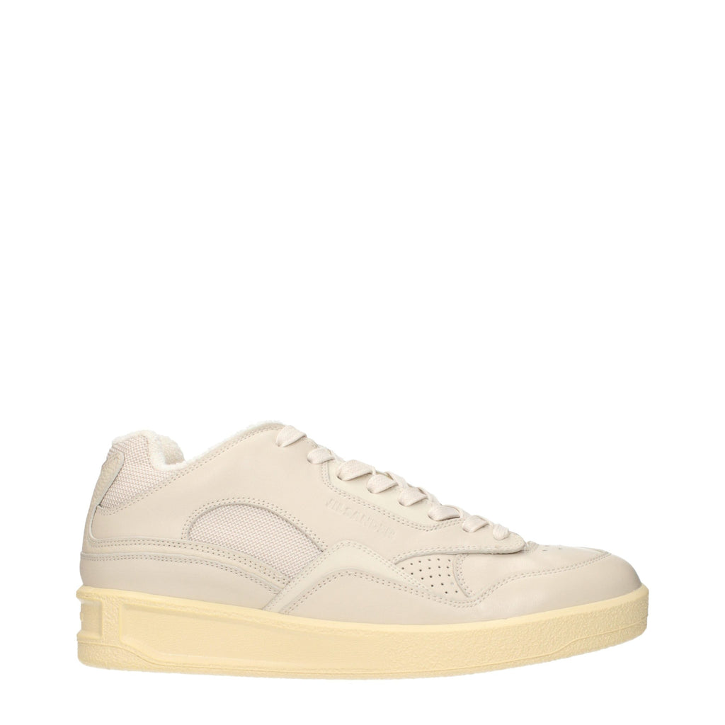 Jil Sander Leather Low Top Men's Sneakers