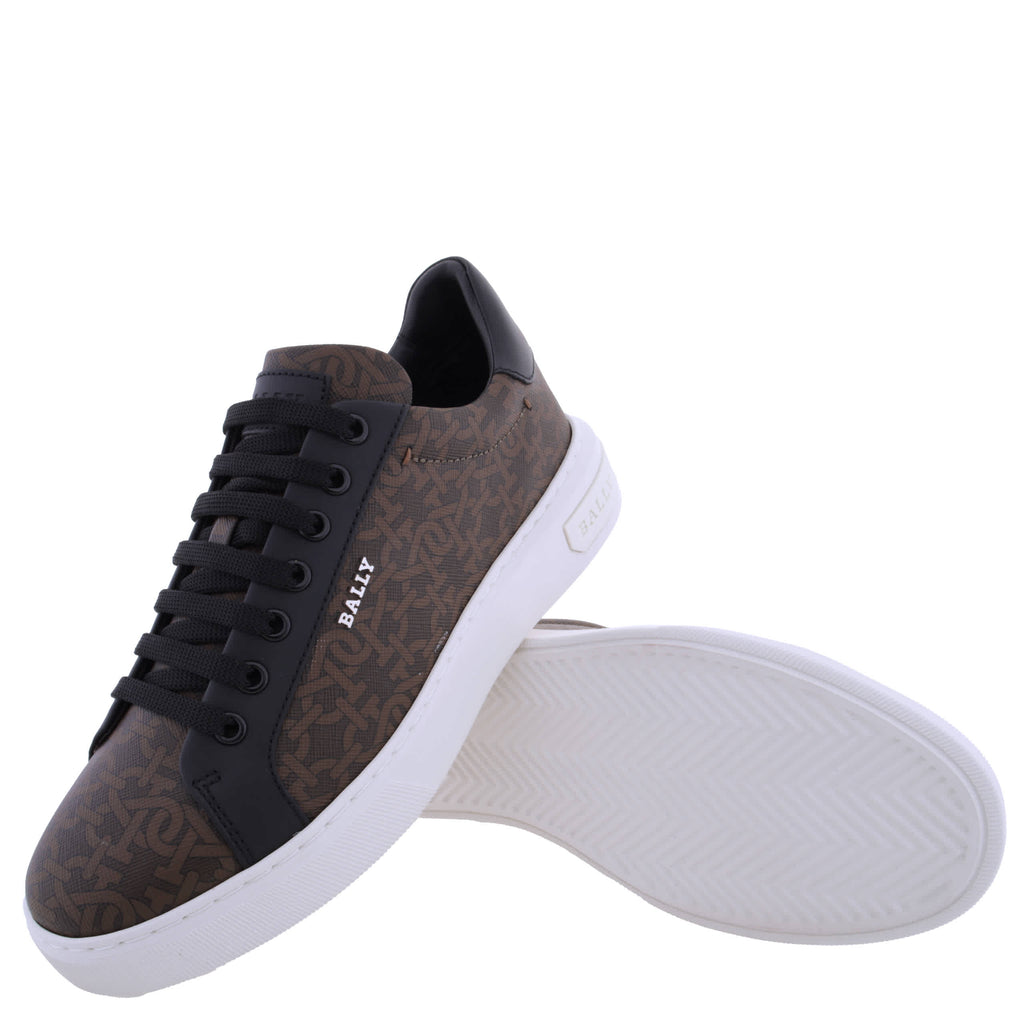 Bally Miky B Monogram Printed Fabric Sneakers