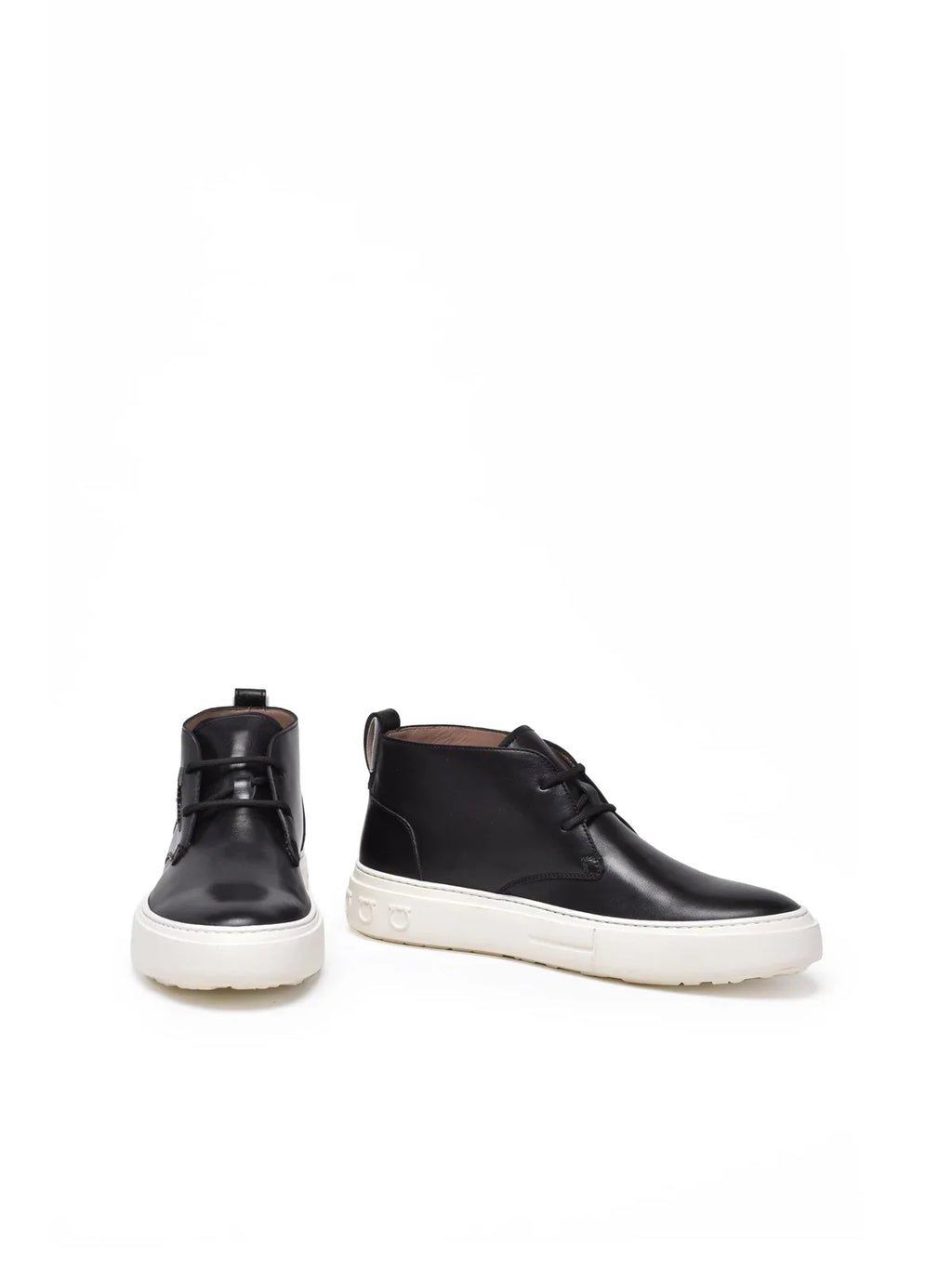 Black Leather Montgomery Clark Sneakers