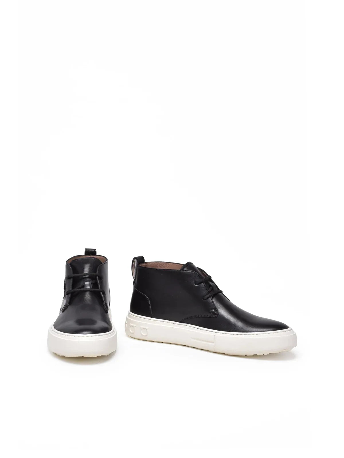 Black Leather Montgomery Clark Sneakers