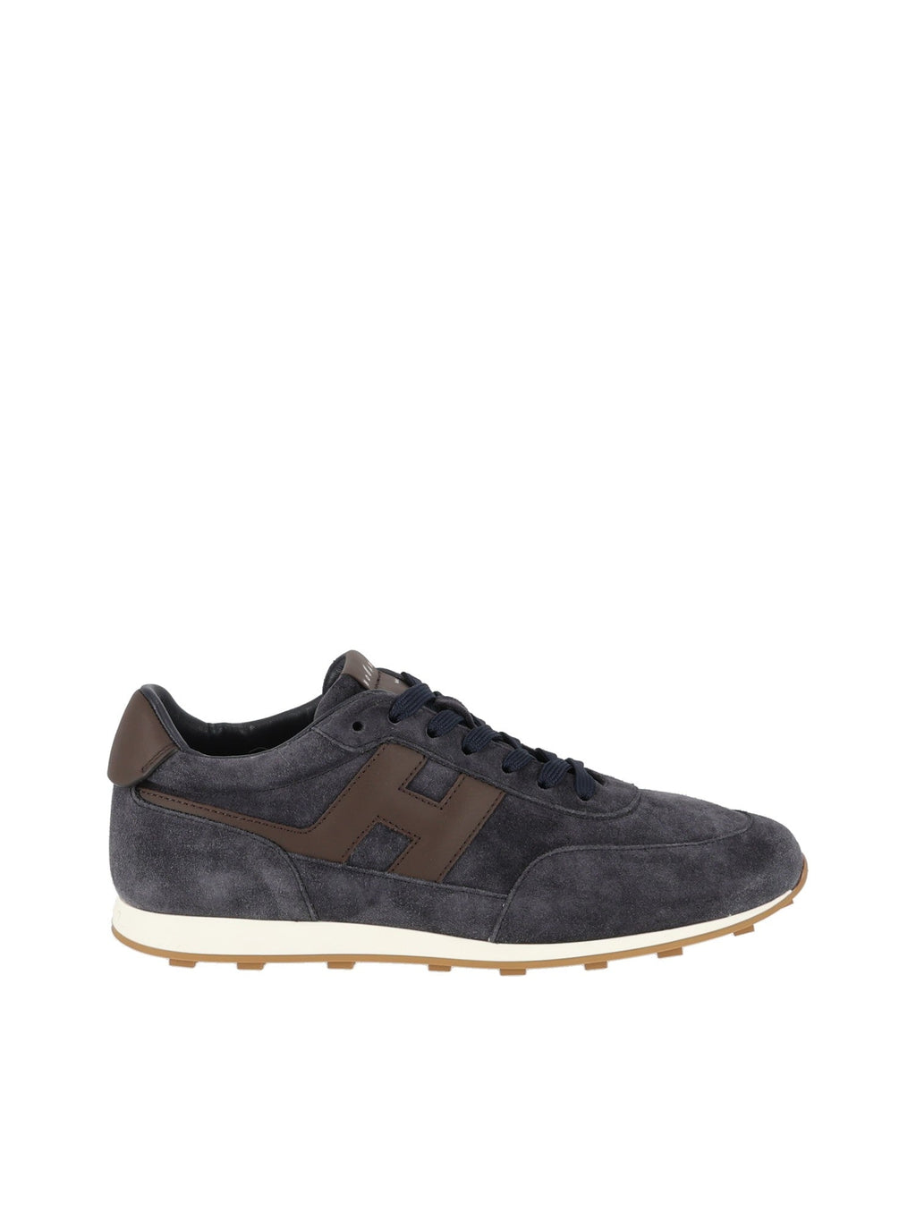 Grey H699 Suede Low-Top Sneakers