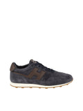 Grey H699 Suede Low-Top Sneakers