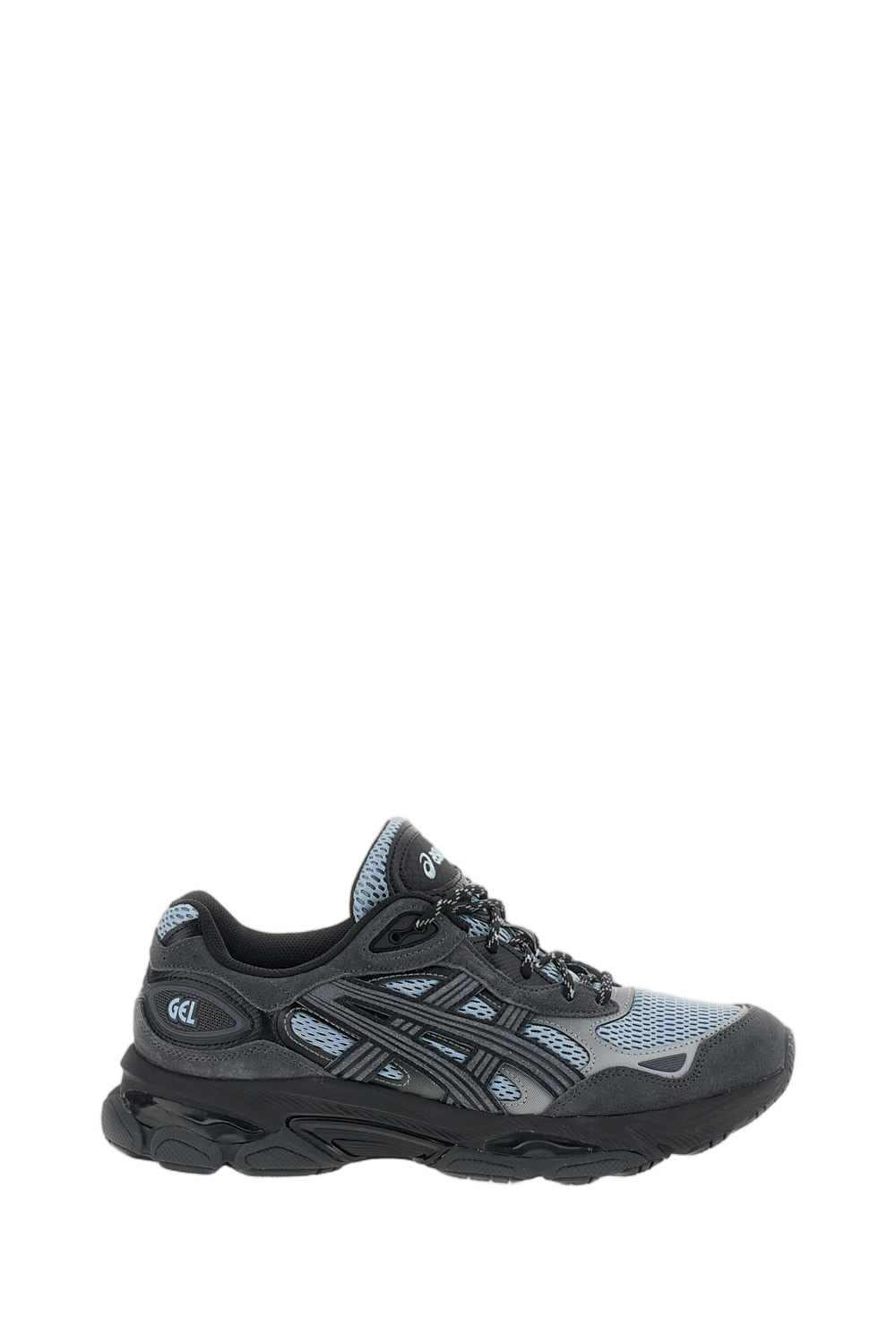 Blue Gel-NYC 2.0 Suede Mesh Low-Top Sneakers