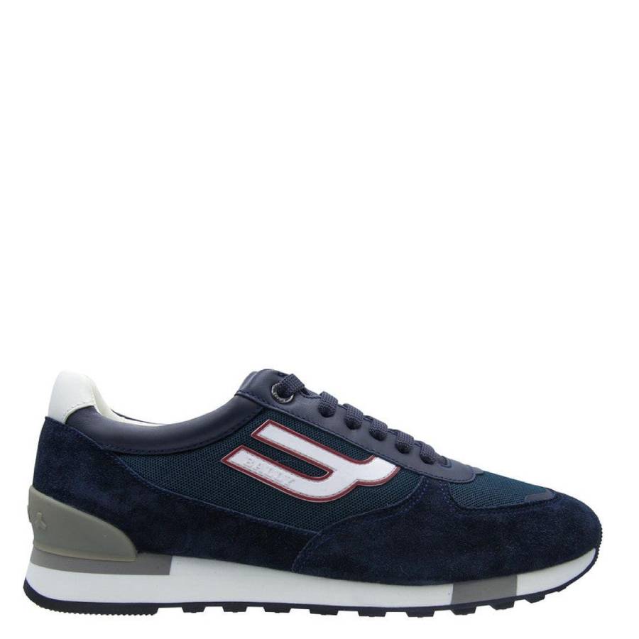 Bally Gizmo Calf Suede Low-Top Sneakers, Brand Size 6 ( US Size 7 )