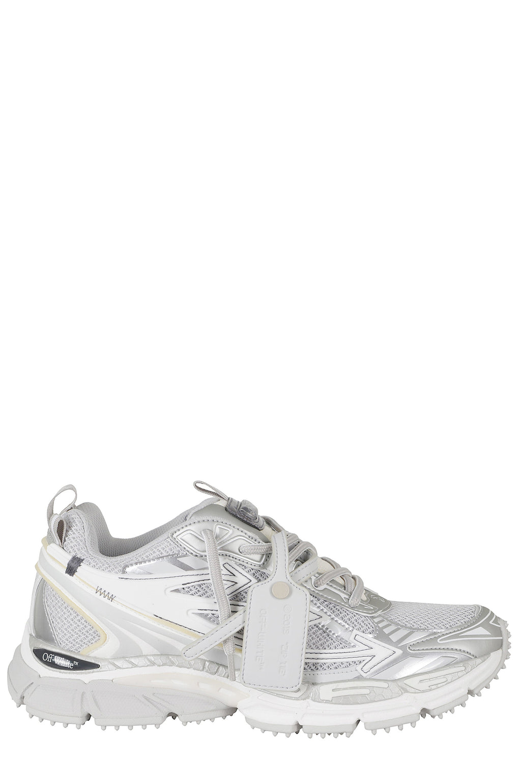 Gray Be Right Back Mesh Leather Sneakers