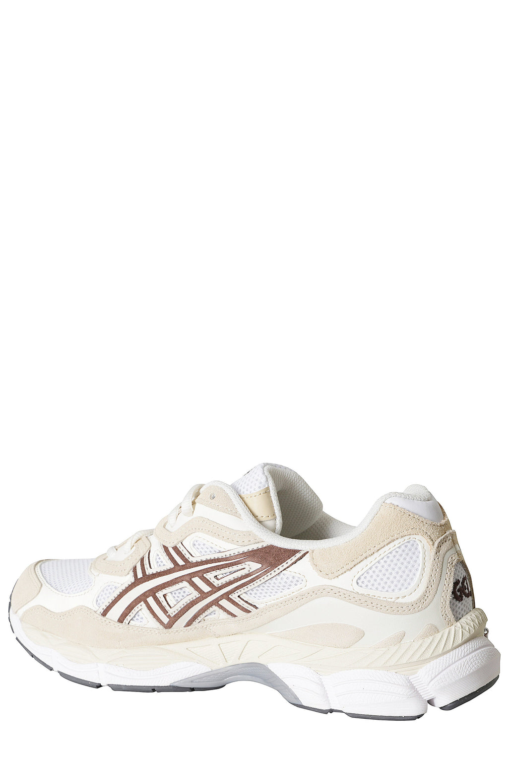 Gel NYC Cream Coffee Mesh Suede Sneakers