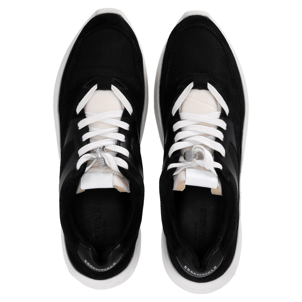 Fear of God Essentials Distance Sneakers in Black Suede