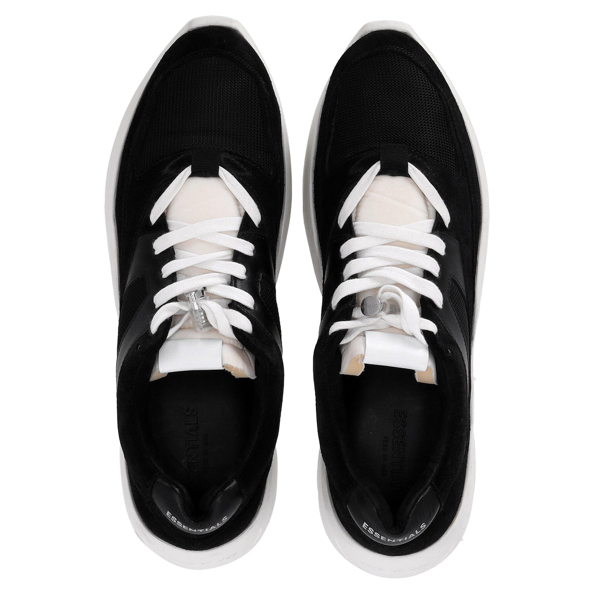 Fear of God Essentials Distance Sneakers in Black Suede