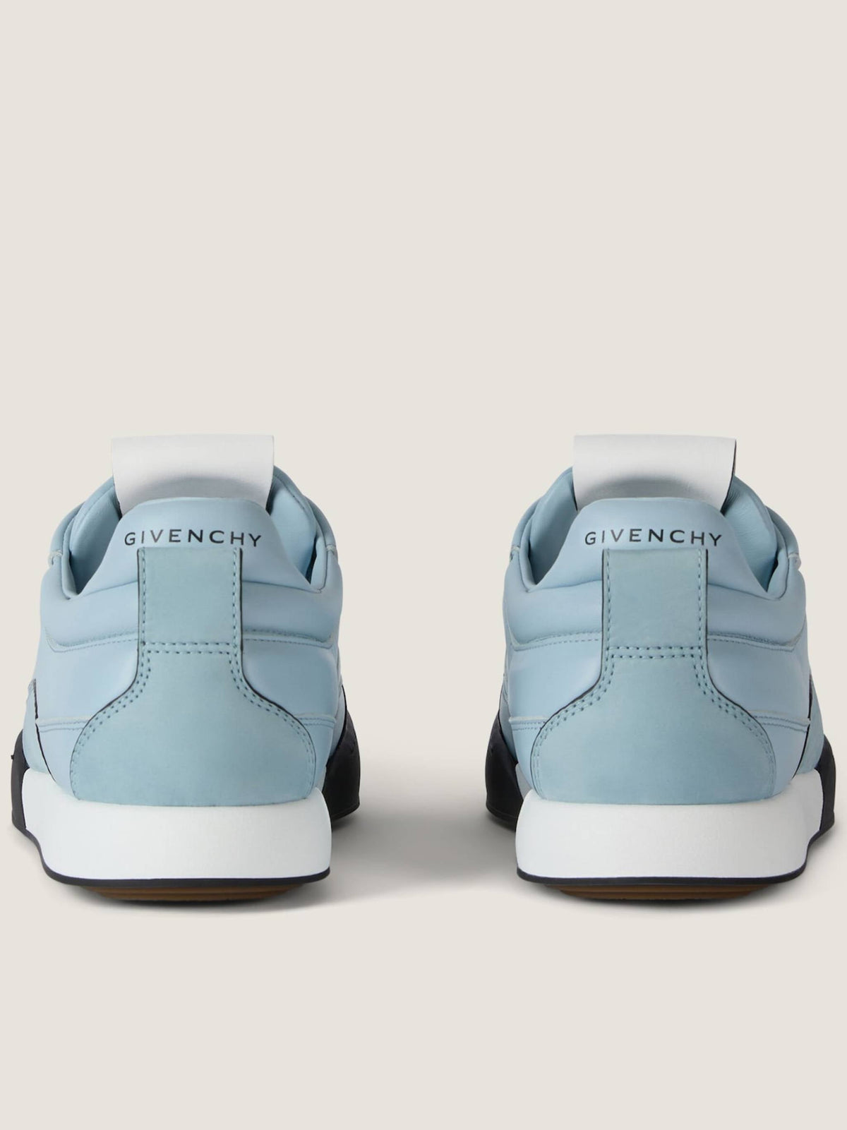 Low-Top Sneakers In Smooth Calf Leather With Contrasting Details