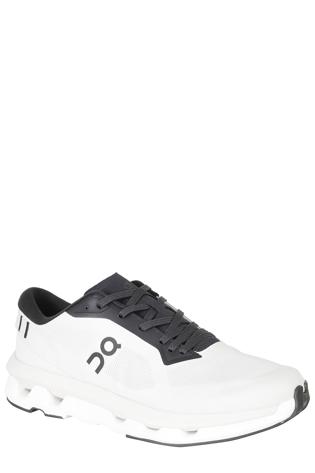 Black And White Cloudzone Mesh Rubber Sole Nylon Sneakers