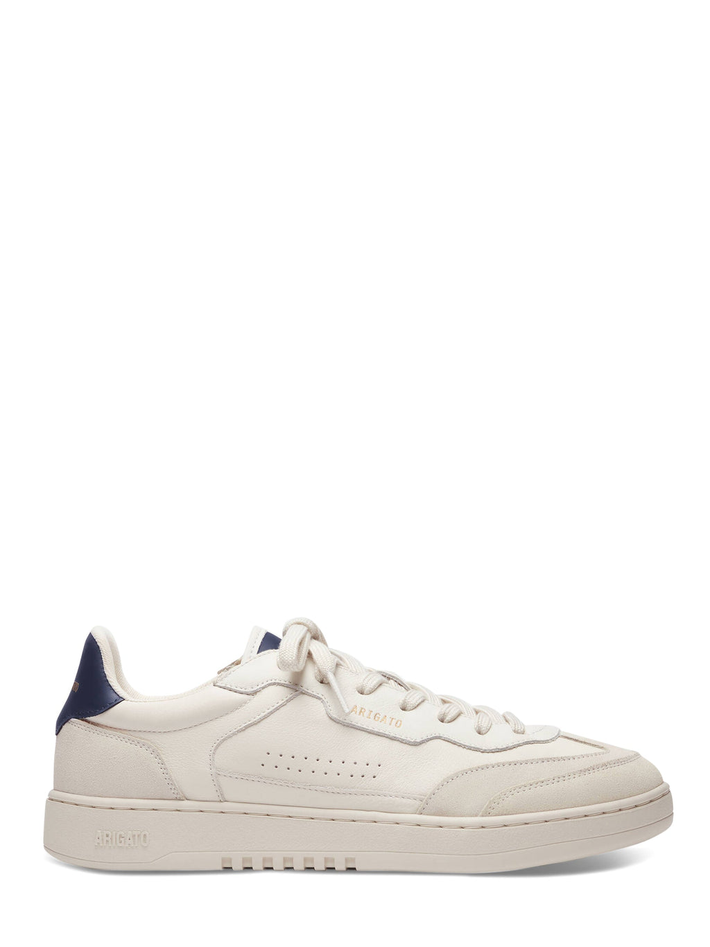 DICE T-TOE Leather and Suede Sneakers with Contrasting Heel Tab