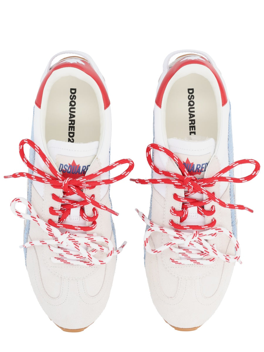Beige Dc-642 Maple Leaf Sneakers