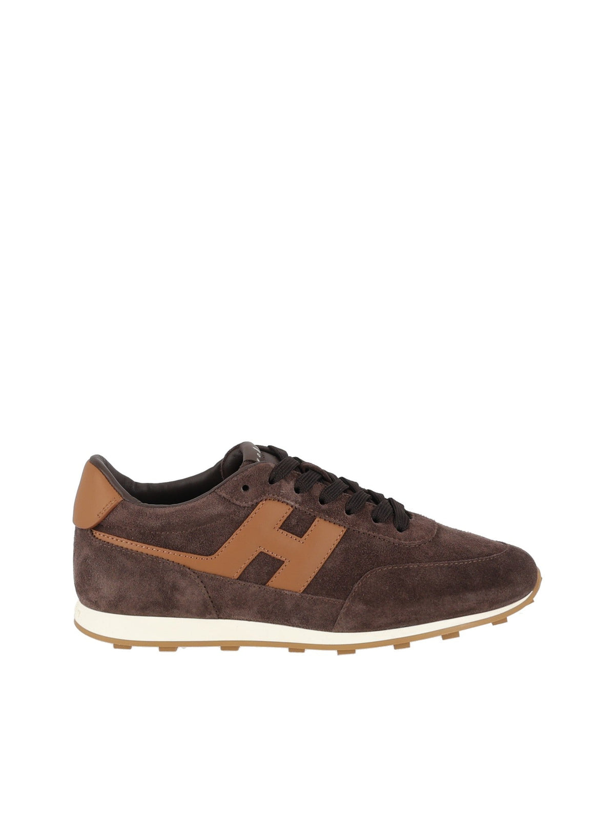 Brown H699 Suede Low-Top Sneakers