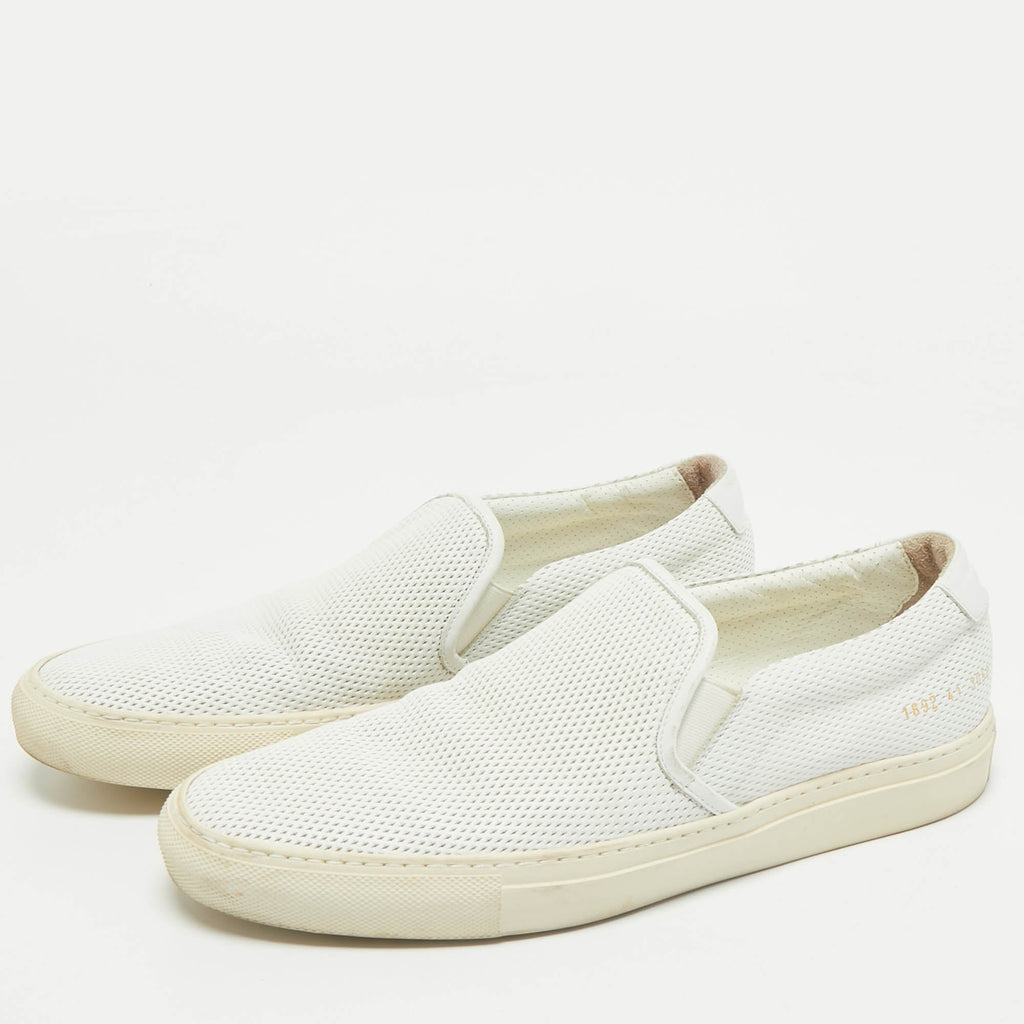 Common Projects White Leather Low Top Sneakers
