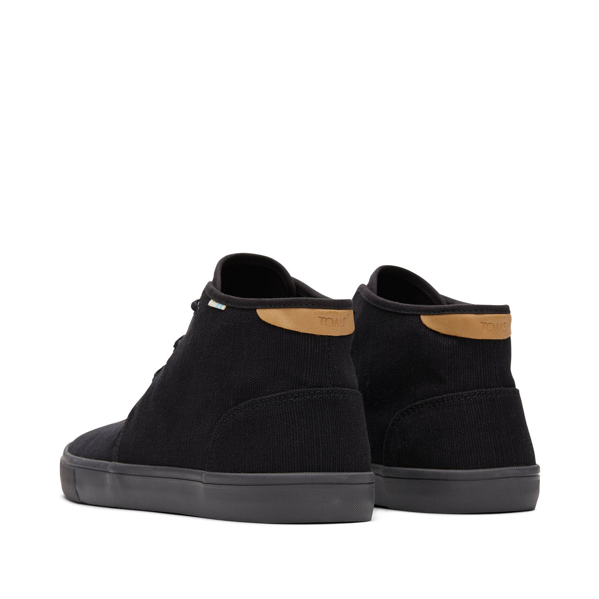 black canvas mens carlo mid top sneakers