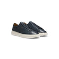 Cupsole sneakers in smooth leather with gold-tone logo