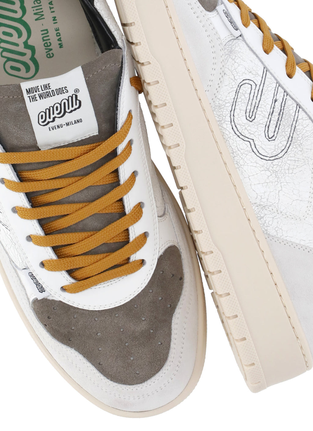 Equal White Suede Low-Top Sneakers