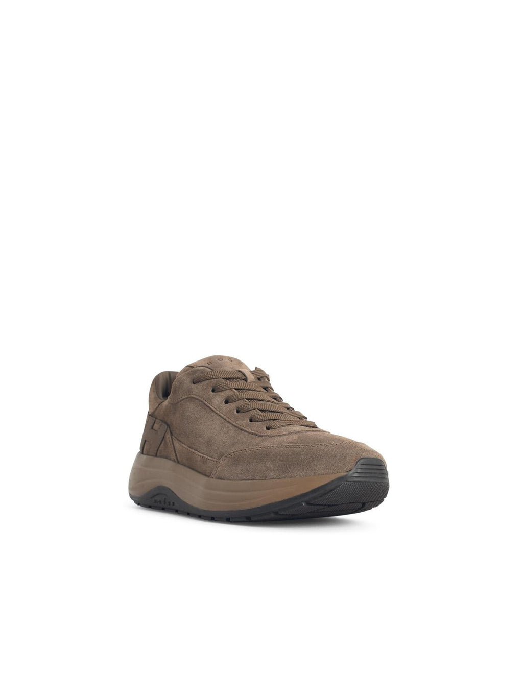 'Hi-Light' Brown Suede Sneakers