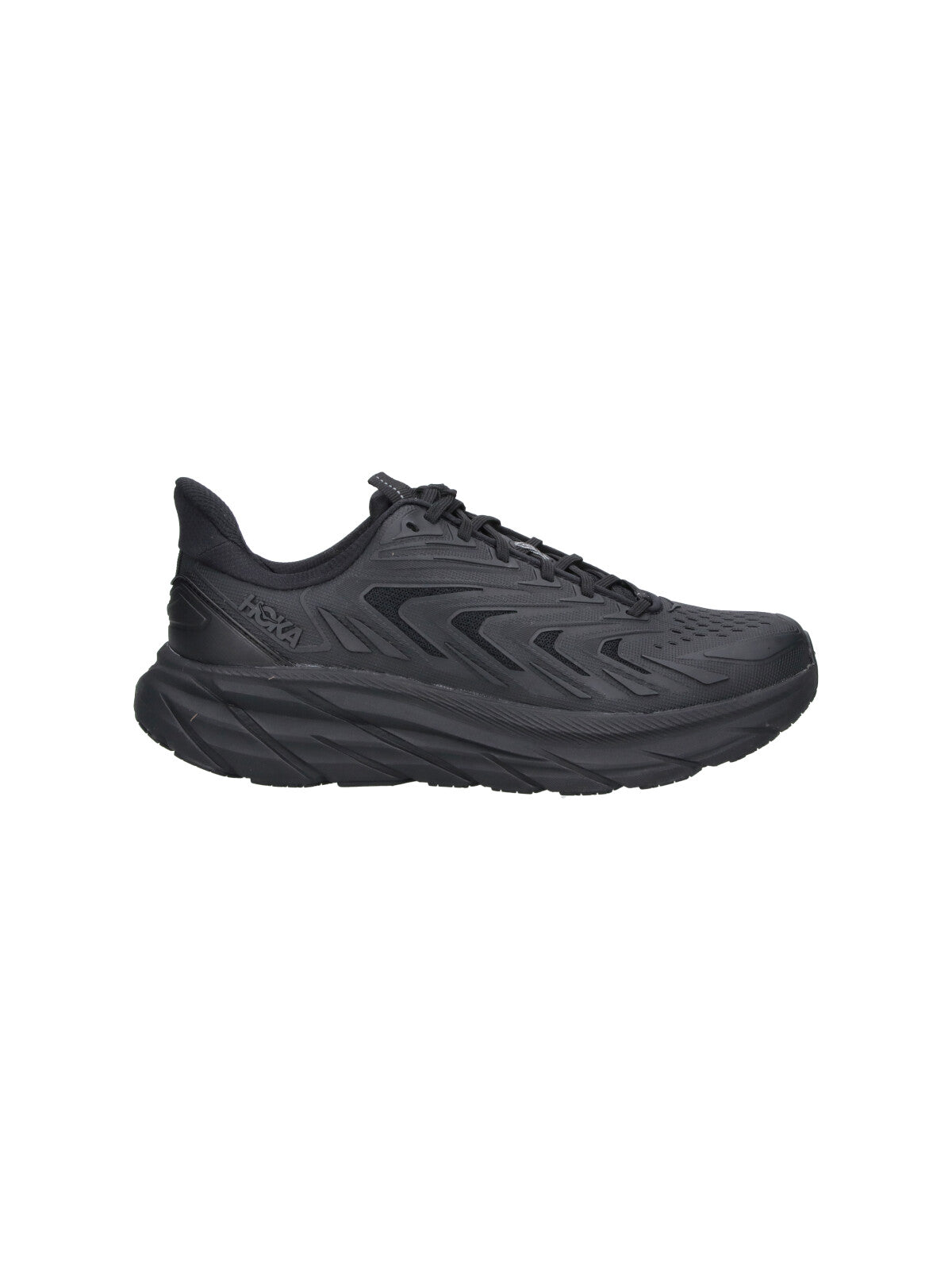 Black Clifton UTL Fabric Sneakers