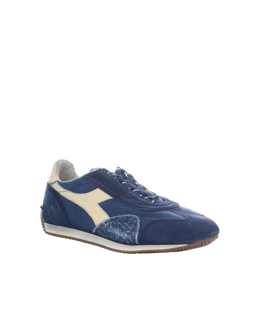 Caspian Sea Blue Equipe Corduroy Low-Top Sneakers