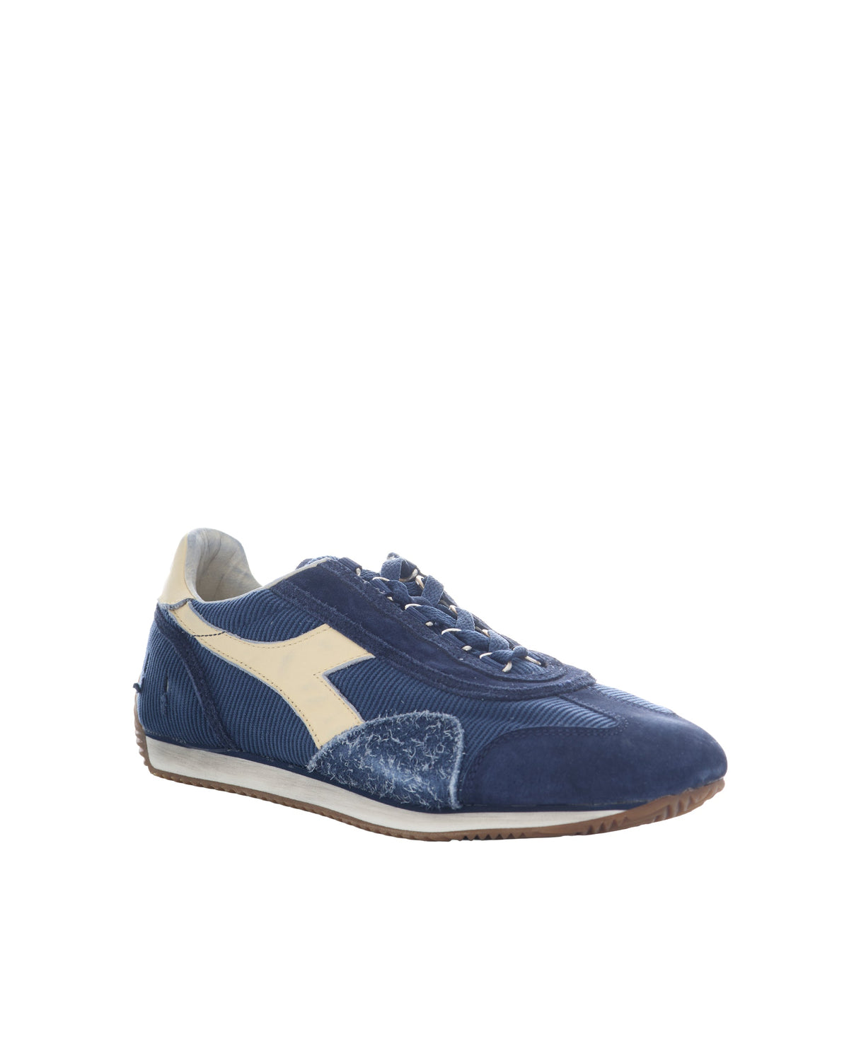 Caspian Sea Blue Equipe Corduroy Low-Top Sneakers