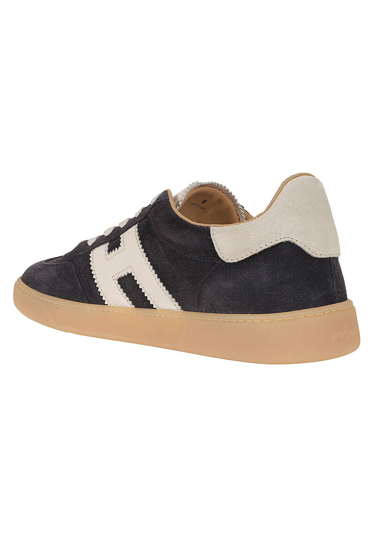 Black Calfskin Low-Profile Monogram Sneakers