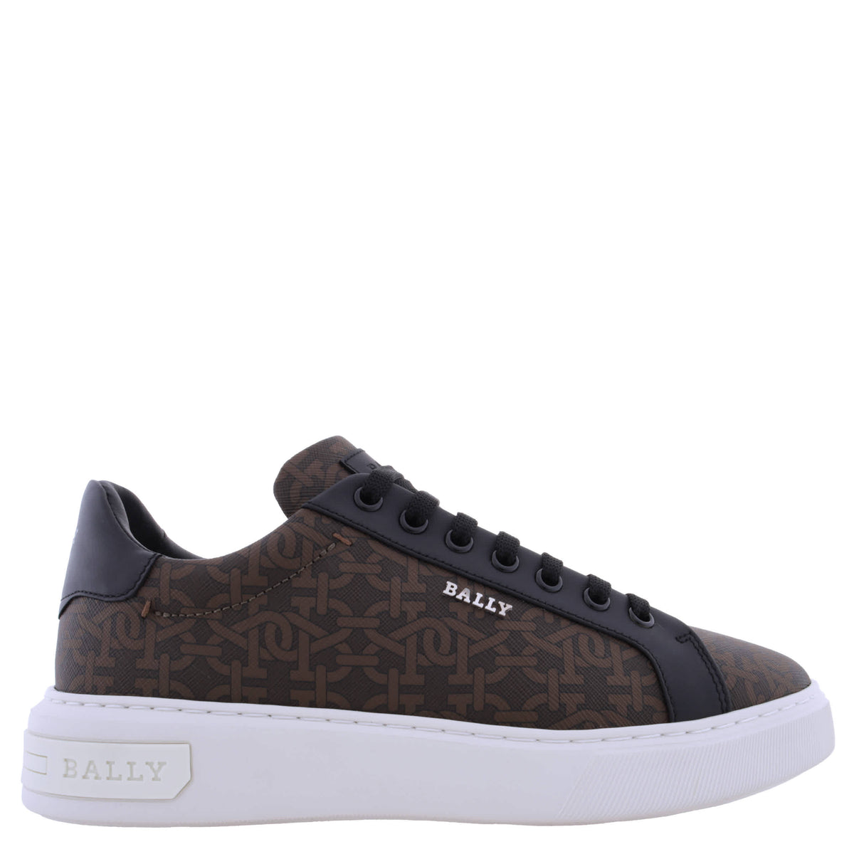 Bally Miky B Monogram Printed Fabric Sneakers