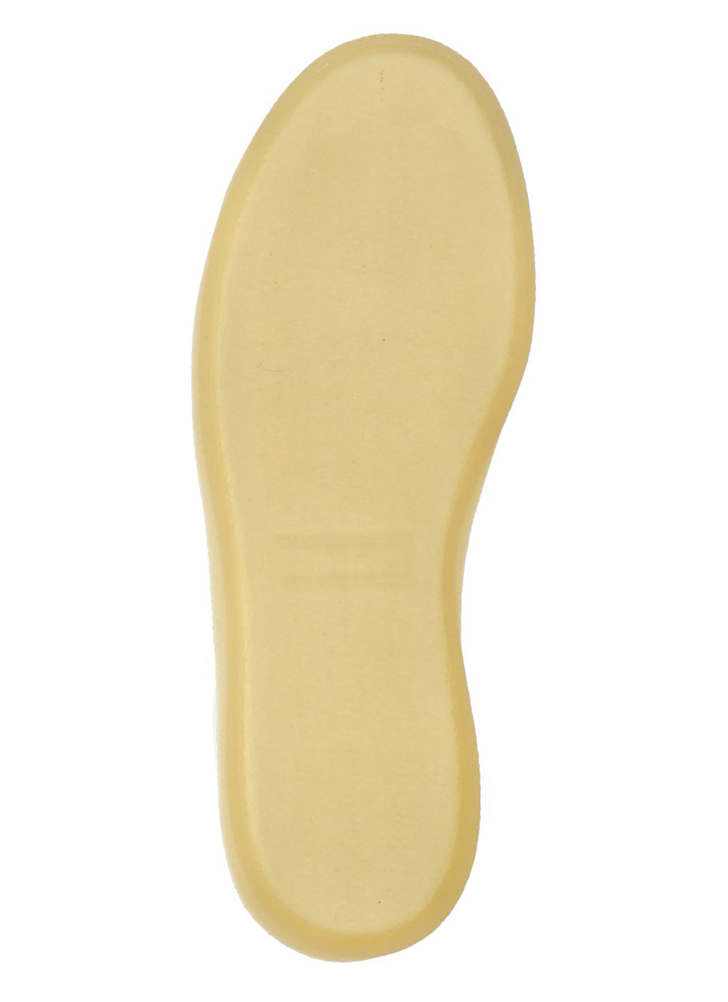 Ivory Suede Tip Yellow Sole Leather Sneakers