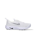 Low-Profile White Sneakers With Subtle Textured Upper