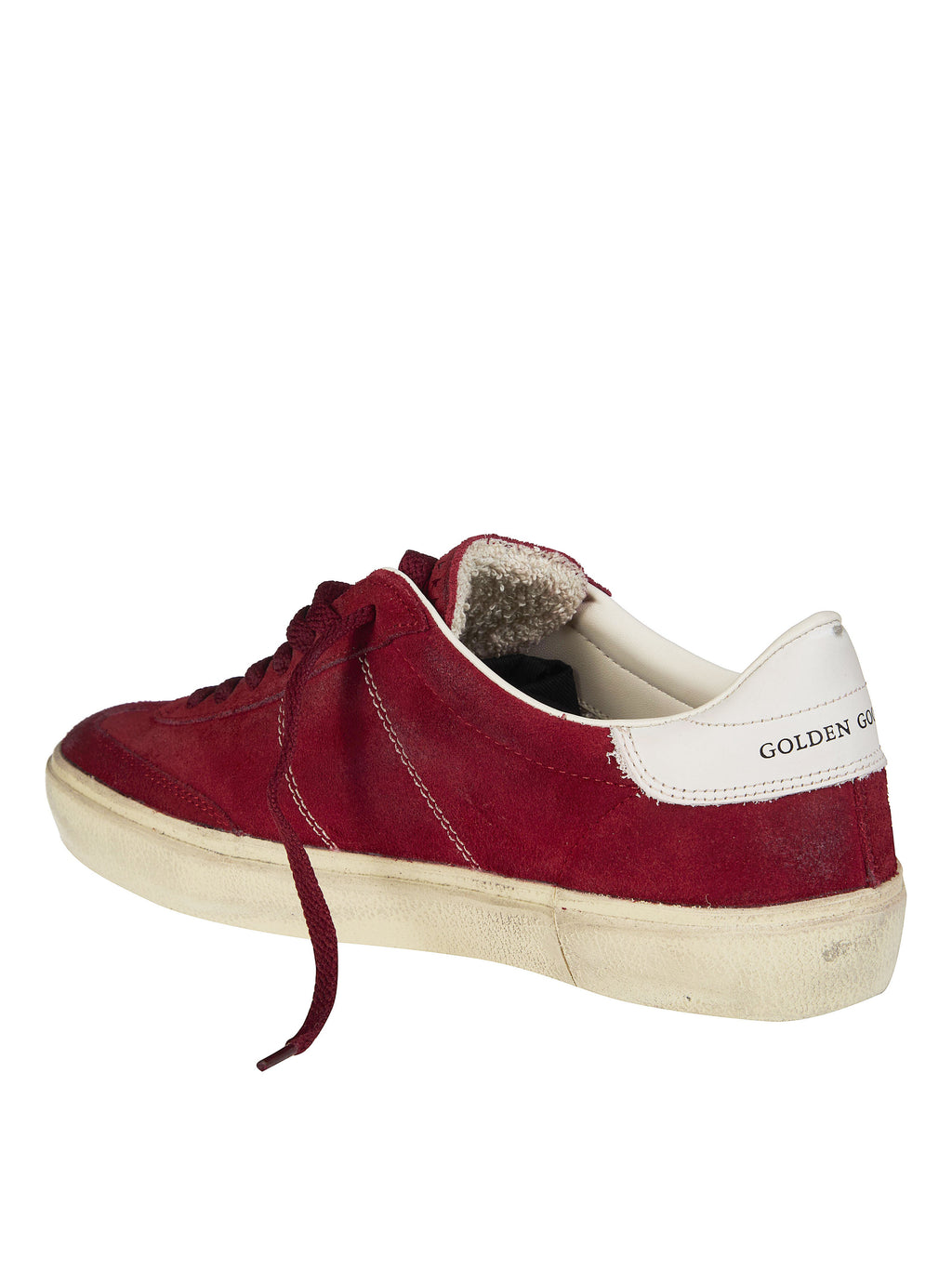 Burgundy Soul-Star Suede Sneakers