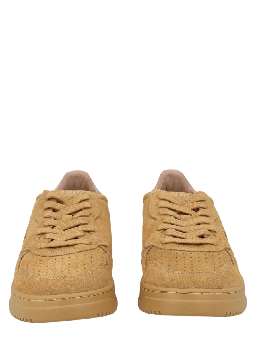 Medalist Low Perforated Suede Sneakers