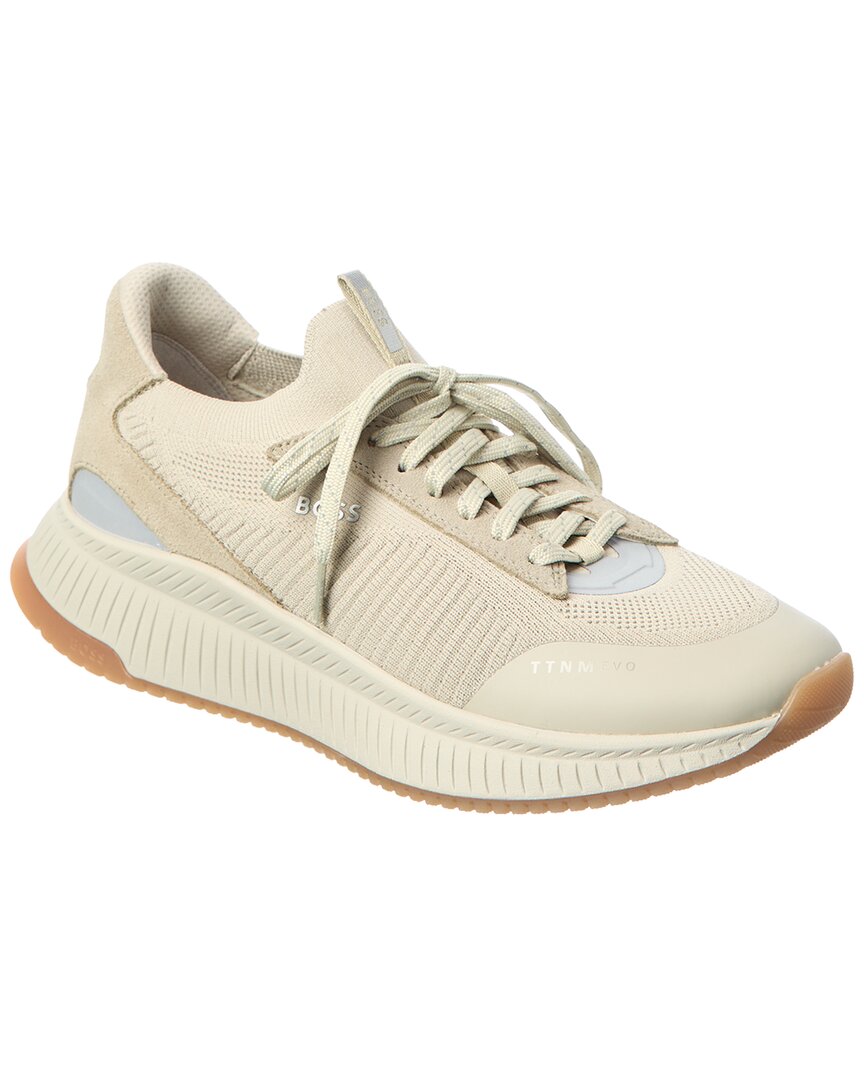 Hugo Boss Titanium Evo Leather Running Sneaker