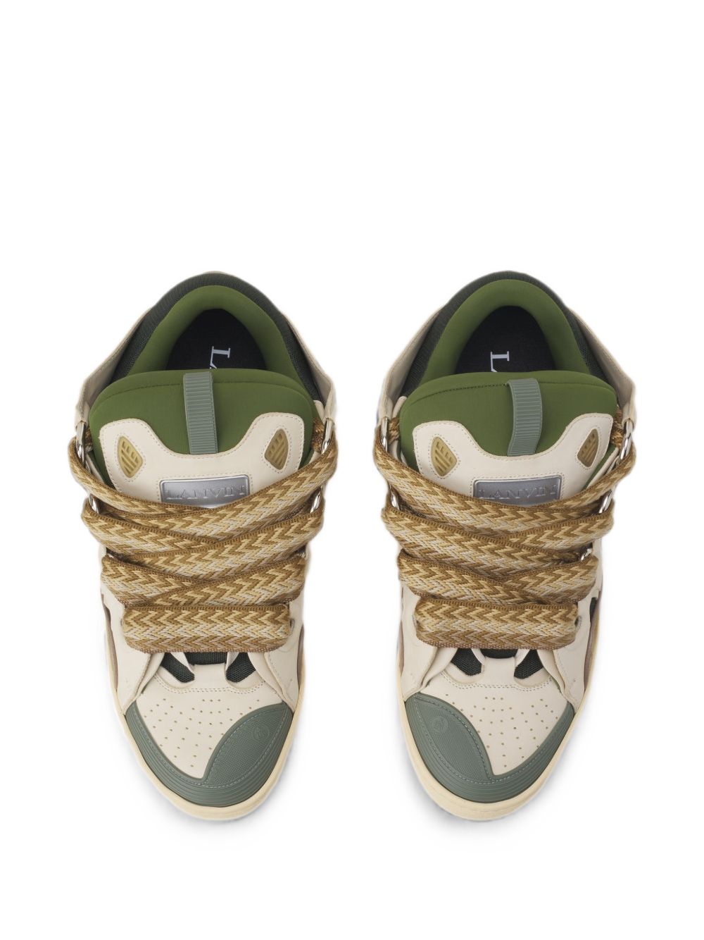 Low-Top Sneakers With Dynamic Panel Design And Textured Finish
