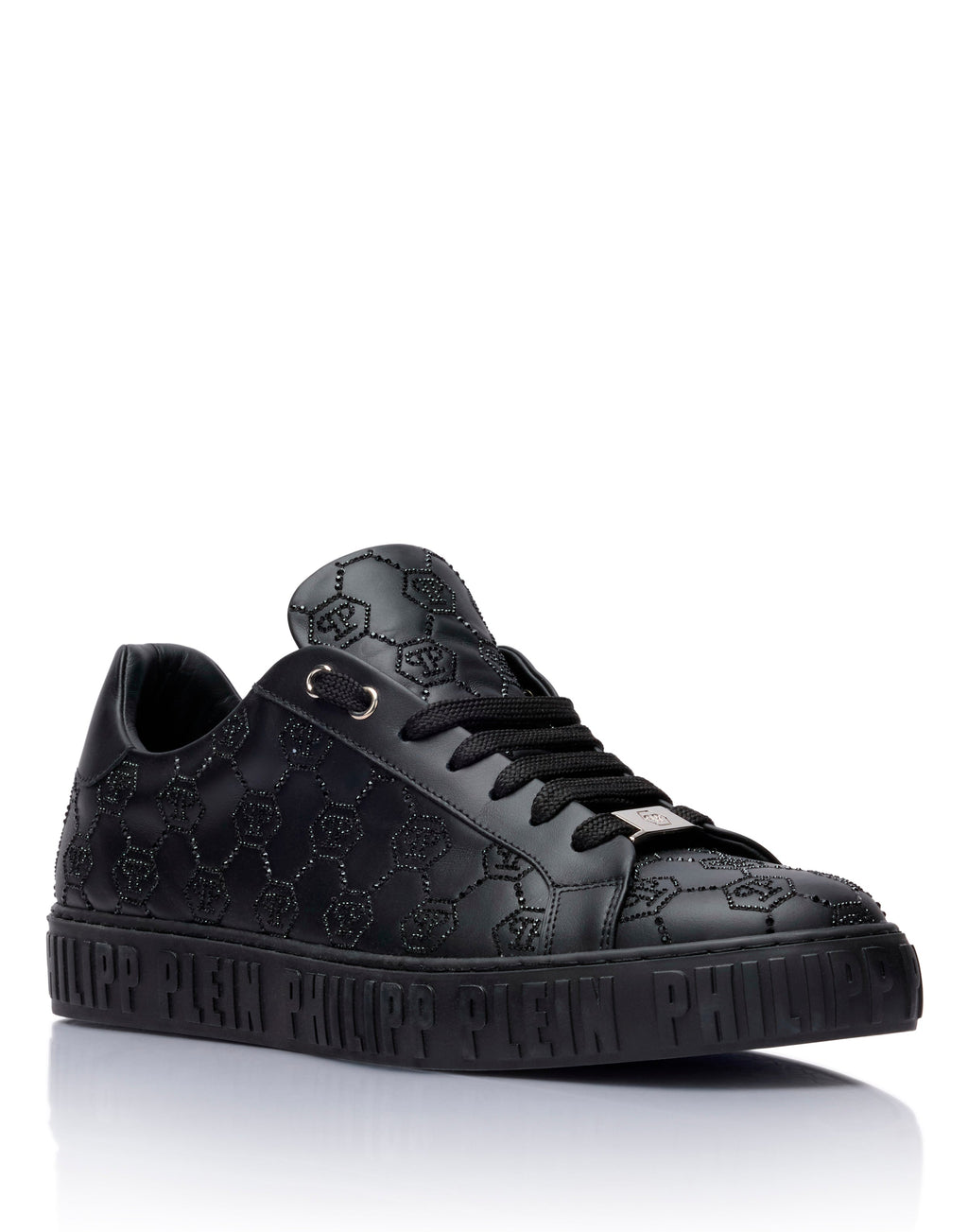 Low-Top Sneakers Carson Monogram Strass