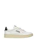 Autry Medalist Low White And Black Leather Men’S Sneakers Aulm Ll22 M
