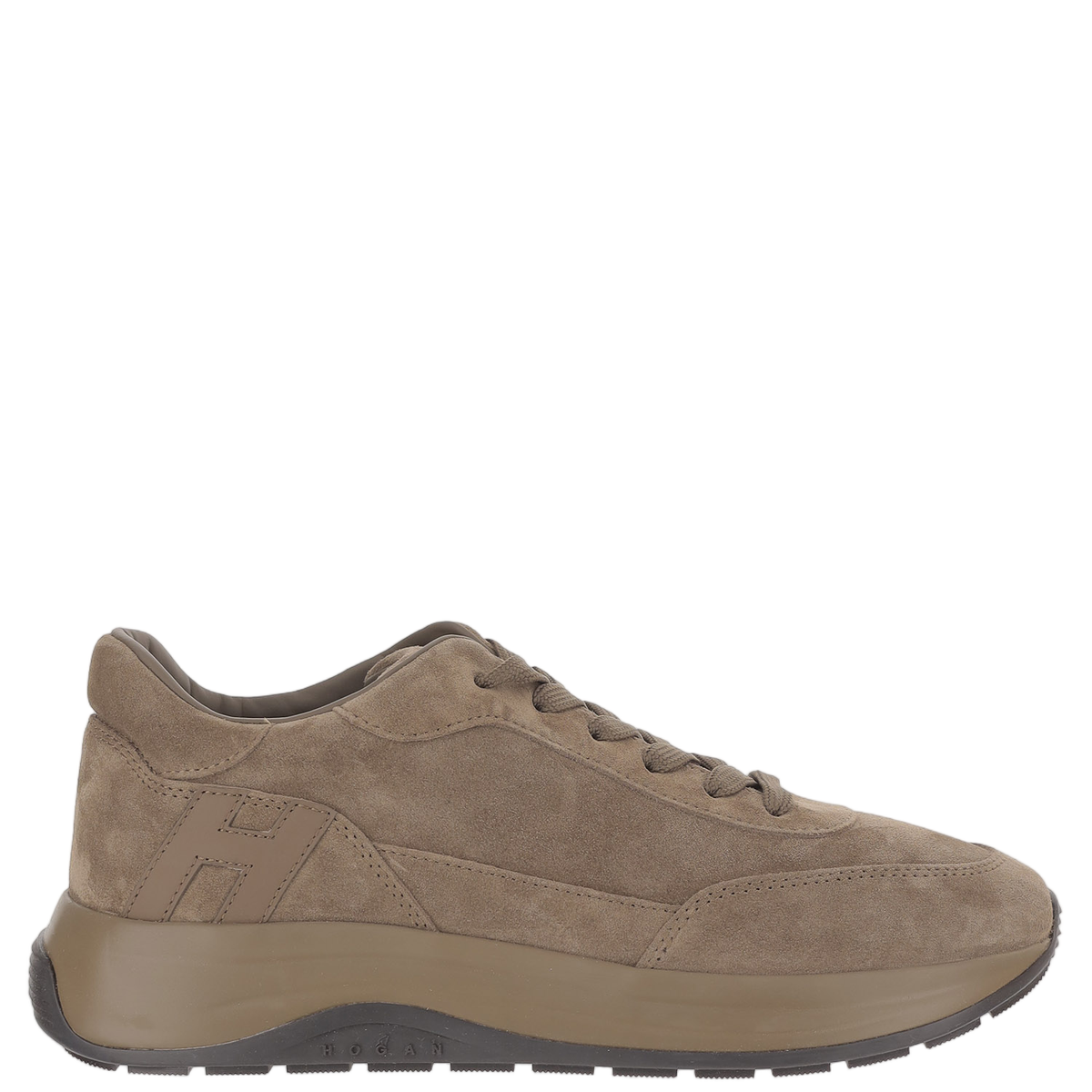 Hi-Light Suede Sneakers With Contrasting Logo Detail