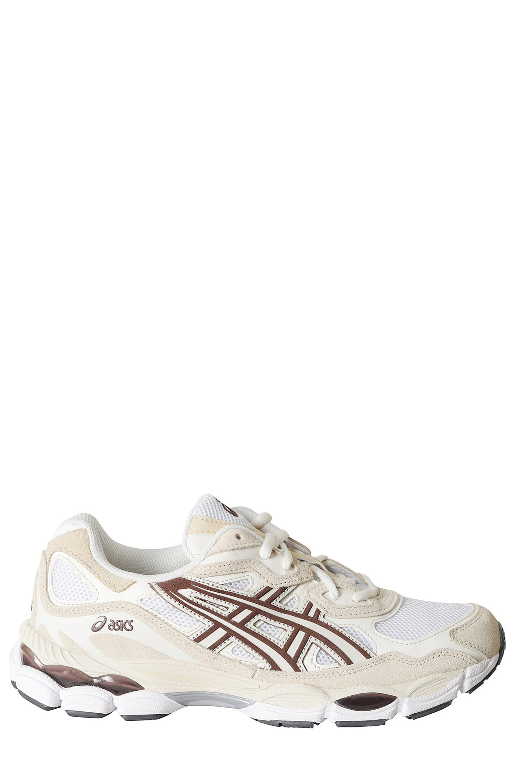 Gel NYC Cream Coffee Mesh Suede Sneakers
