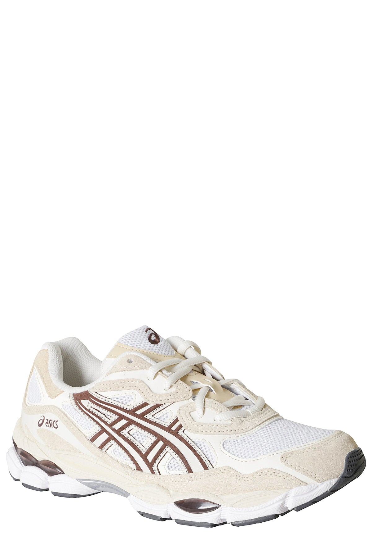 Gel NYC Cream Coffee Mesh Suede Sneakers