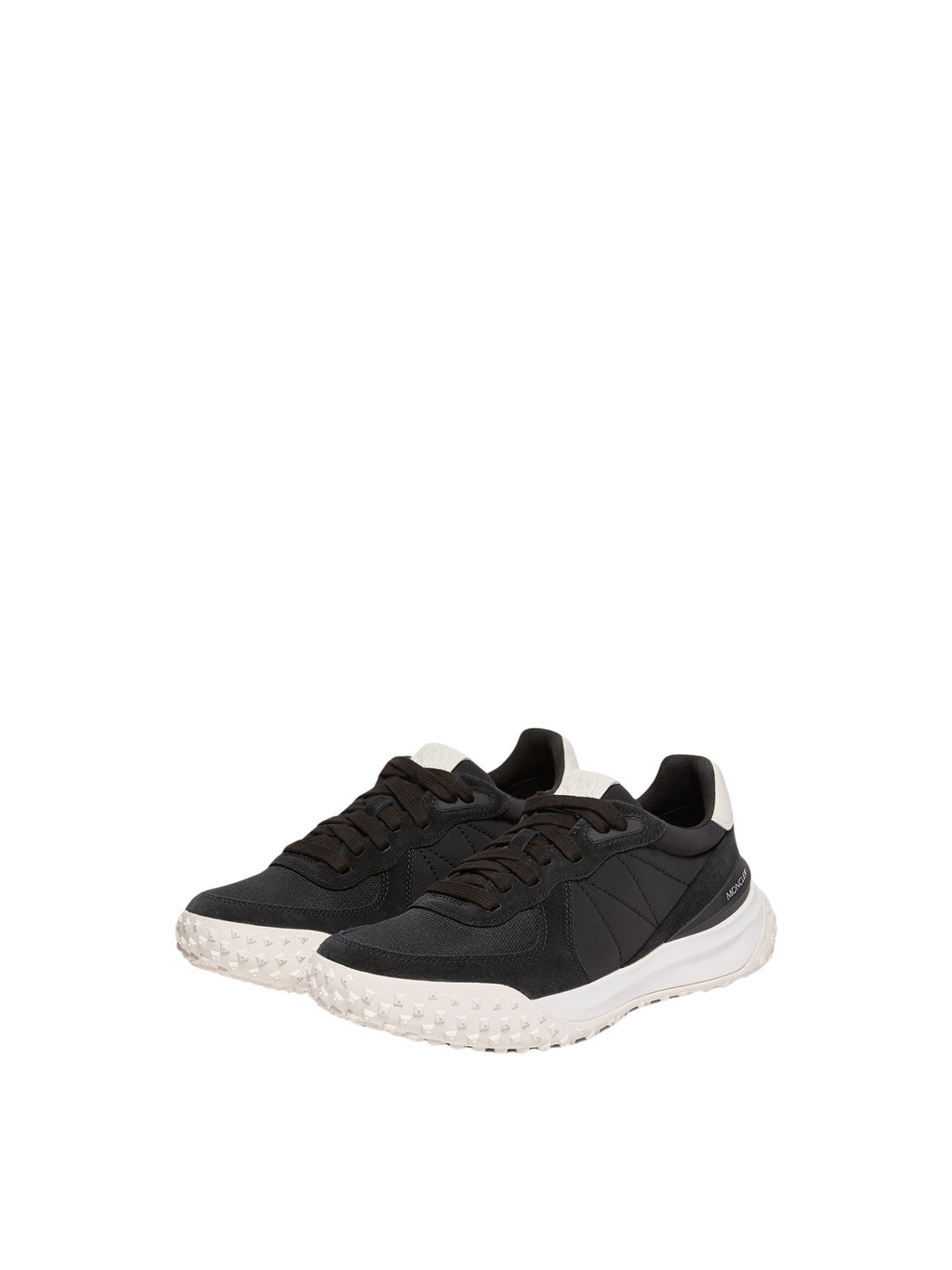 City Trek Black Low-Top Polyamide Sneakers