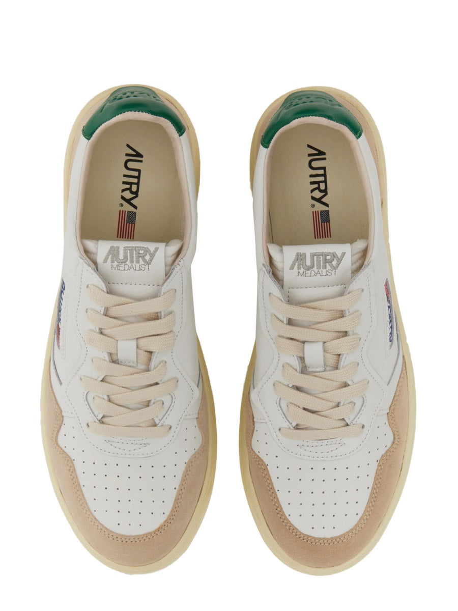Medalist Low Suede Leather Low-Top Sneakers
