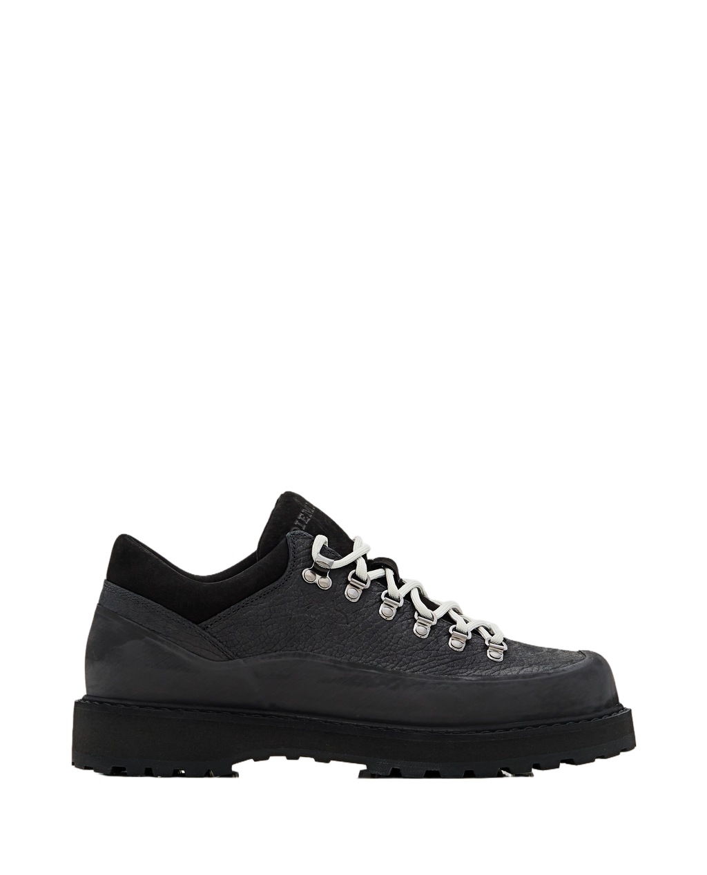 Black Cornaro Worked Suede Low-Top Sneakers