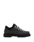 Black Cornaro Worked Suede Low-Top Sneakers