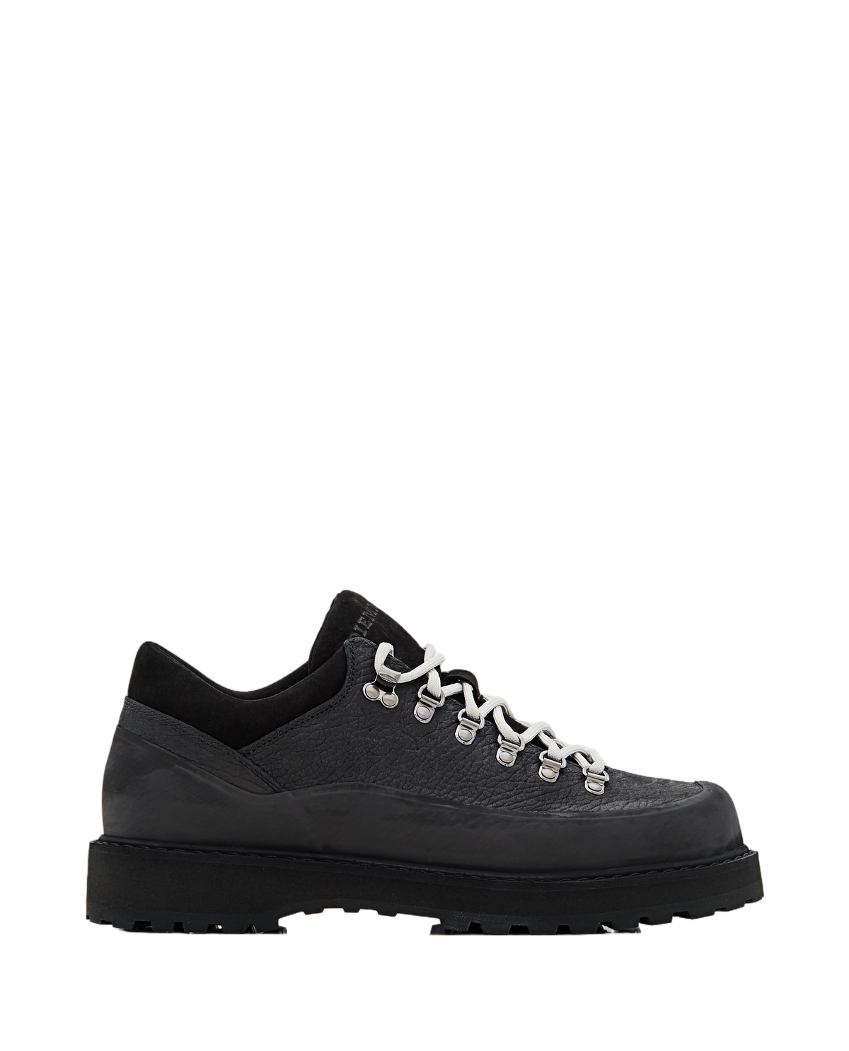 Black Cornaro Worked Suede Low-Top Sneakers
